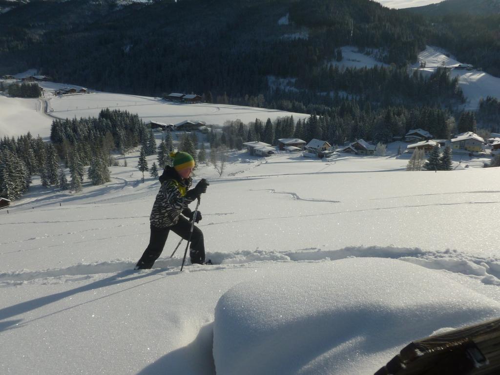 Ferienwohnung Bergblick Filzmoos Camera foto