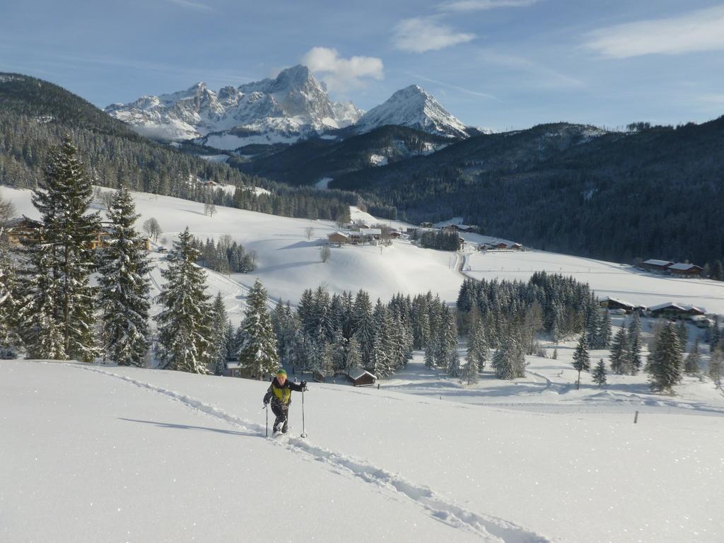 Ferienwohnung Bergblick Filzmoos Camera foto