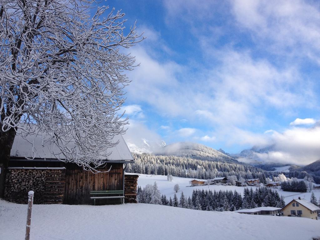 Ferienwohnung Bergblick Filzmoos Camera foto